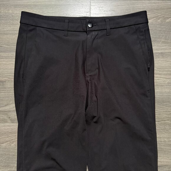 Lululemon Men's Commission Pant Slim *Warpstreme 37" - Black - Picture 5 of 11
